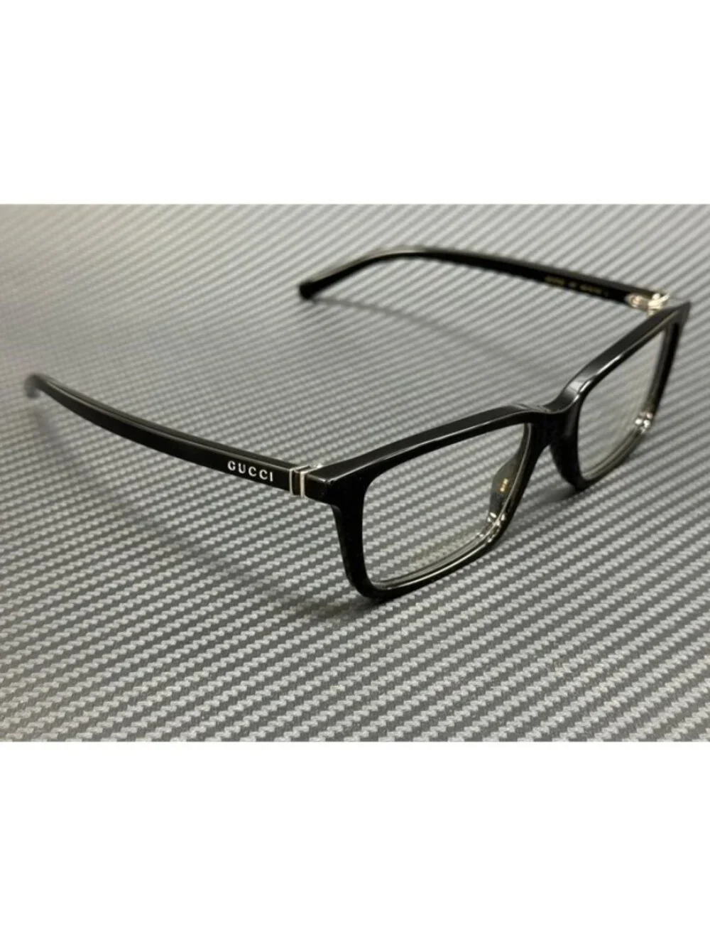 New Gucci Men Black Eyeglasses 56-18-150